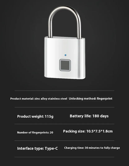 Smart Fingerprint Padlock