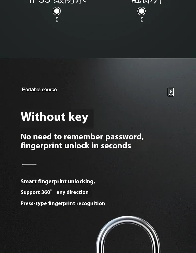 Smart Fingerprint Padlock